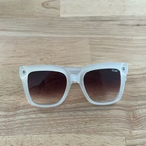 Quay White Sunglasses